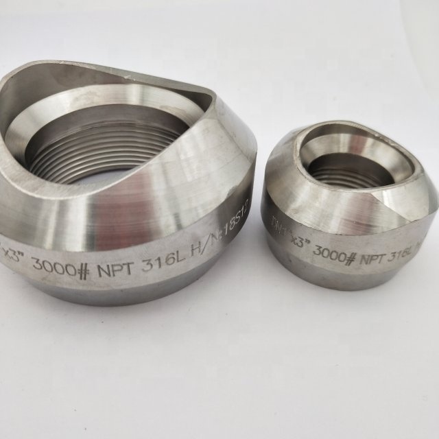 ASTM A105/A350 1" 3000LB LF2 고압 스레드 파이프 피팅 1