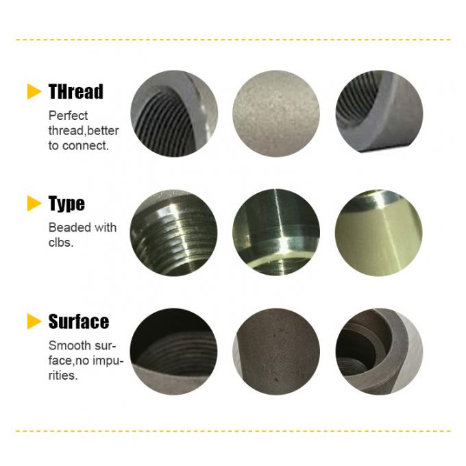 ASTM A105/A350 1" 3000LB LF2 고압 스레드 파이프 피팅 3