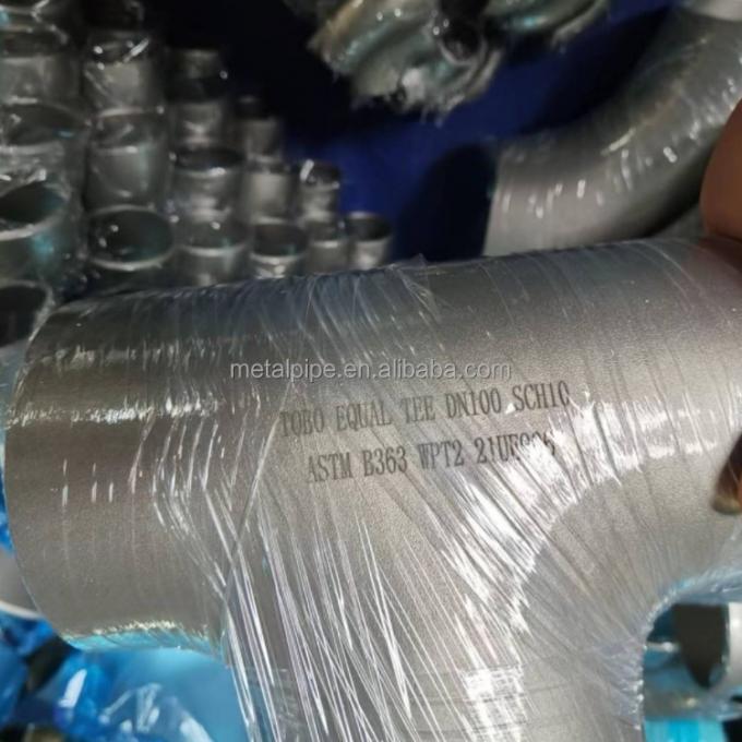 금속 구리 니켈 부착 ASME B36.19 LR/SR 2인치 Sch10s 90도 팔꿈치 파이프 부착 2