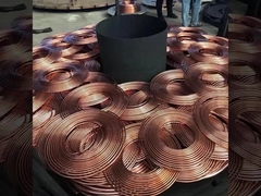 에바포레이터 성능을 위해 맞춤형 벽 두께 구리 니켈 튜브 장착