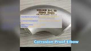 90/10 구리 니켈 엘보 1/2 인치 SCH 10S