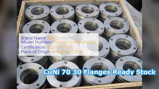 CuNi 70 30 소켓 용접 플랜지 준비 재고 빠른 배송