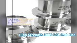 고강도 단조 탄소강 스텁 엔드 3000 PSI 피팅