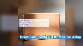 열교환기용 CuNi 70 30 해양 등급 합금 시트