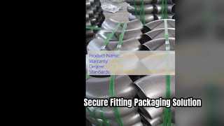 CuNi 90/10 팔꿈치 파이프 피팅 나무 케이스