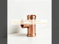 DN20 CuNi C70600 Equal Tee 부식 방지 피팅