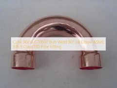 CuNi 90 10 C70600 90도 LR 엘보우 파이프 피팅