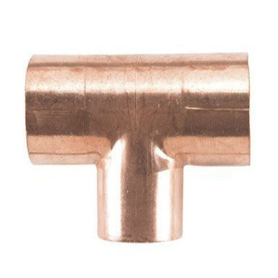 Seawater Corrosion Resistant CuNi Equal Tee C70600 90/10 Butt Weld Fitting