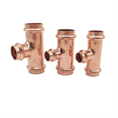 Coated Brass Fitting Tee with Standard Packaging, Versatile for Multiple Applications