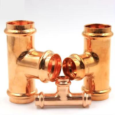 Versatile Coated Brass Tee Fitting, Standard Packaging Industrial & Civil Use