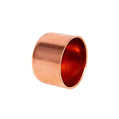Copper Threaded Protection Cap Customized Pipe End Cover Closure for Water Piping