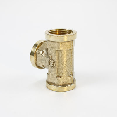ANSI JIS DIN Standard Copper Nickel Equal Tee, Durable Water Pipe Fitting with Customized Logo