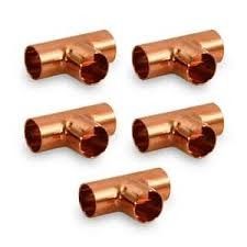 Versatile Coated Brass Tee Fitting, Standard Packaging Industrial & Civil Use