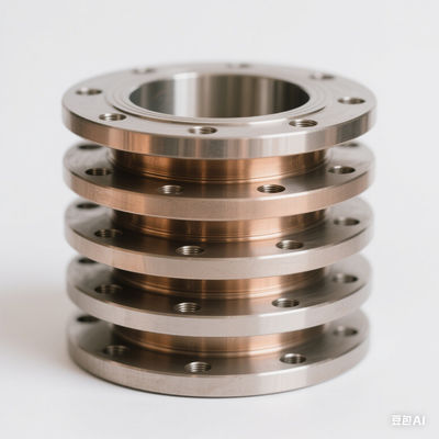 ASME B16.5 Copper Nickel Flange Weld Neck Type Corrosion Resistant C70600 Flange for Marine Piping