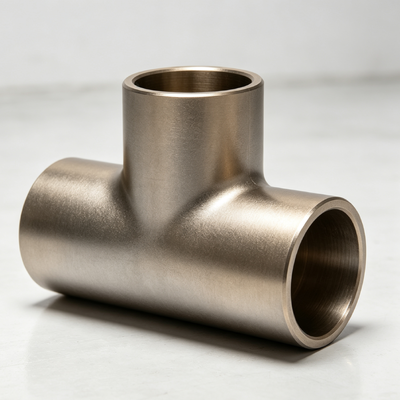 DN20 CuNi C70600 Equal Tee Threaded Anti-Corrosion Pipe Connector Fitting