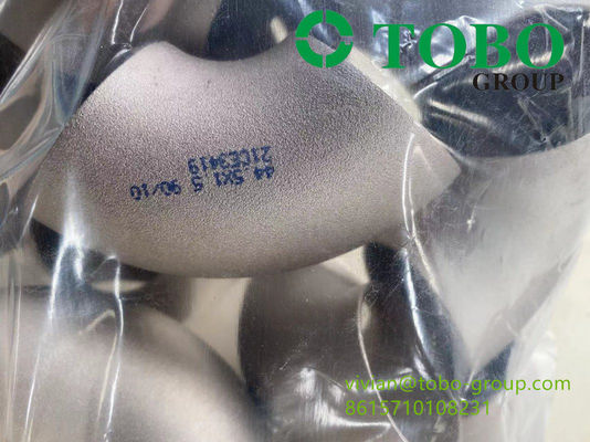 ASTM B16.9 C70600 CuNi 9010 LR 45/90 Deg Butt Welding (BW) Copper Nickel Elbow