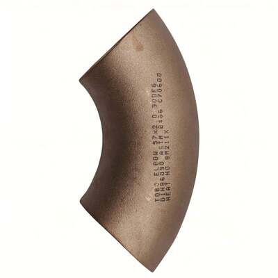 CUNI ASTM B466 UNS C70600 1.5D 90° 3' 10Bar 팔꿈치 ASME B16.9