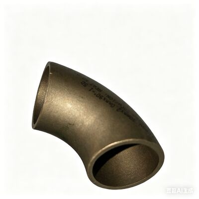 CuNi 70/30 구리 니켈 엘보, 내식성 90° LR ASME B16.9 맞대기 용접 파이프 피팅